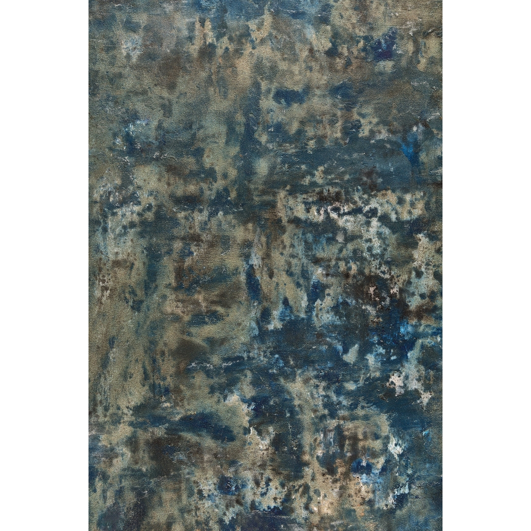 Fondo azul texturizado con efecto pátina y mezcla de tonos oscuros y desgastados