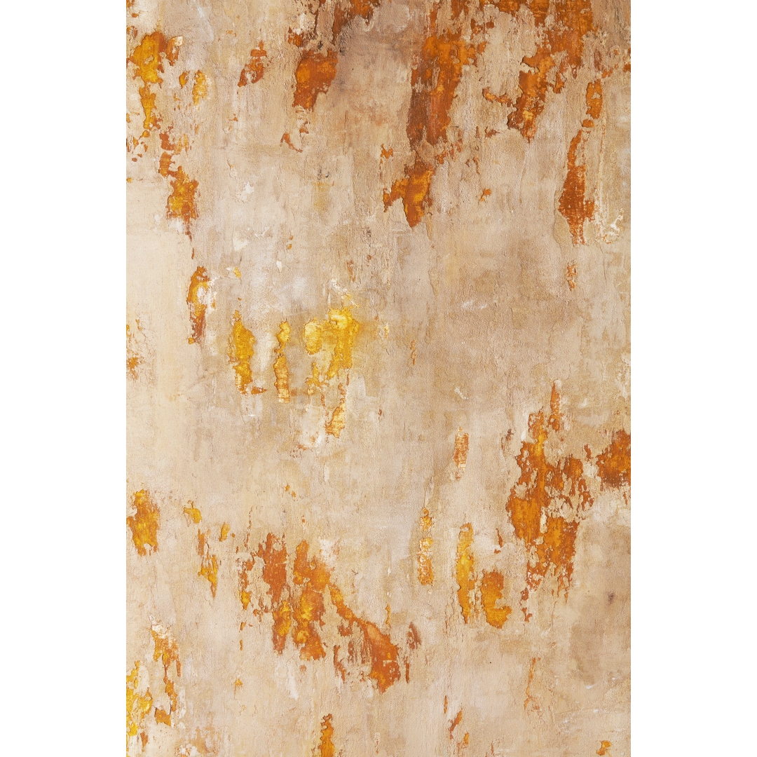 Fondo beige texturizado con matices naranjas y acabado mate de aspecto desgastado
