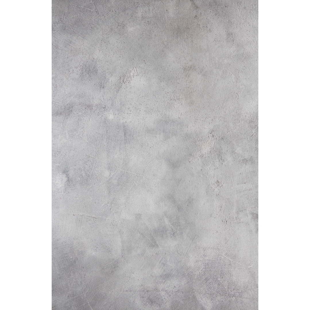 Fondo gris claro texturizado con acabado mate y aspecto mineral suave tipo cemento