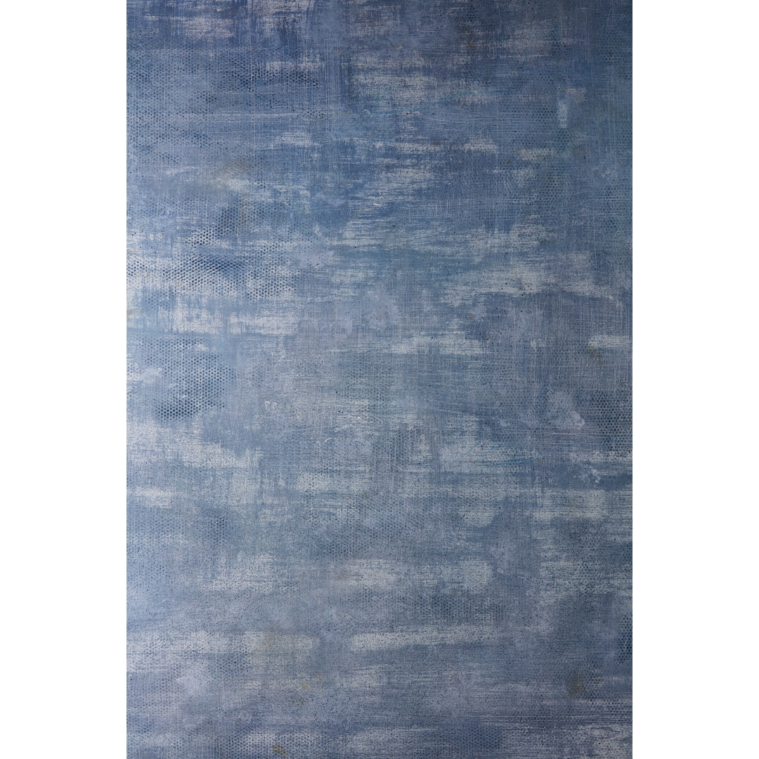 Fondo azul texturizado con acabado mate y capas suaves en tono denim lavado
