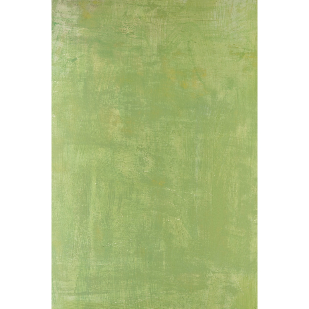 Fondo verde claro texturizado con marcas suaves de brocha y acabado mate uniforme