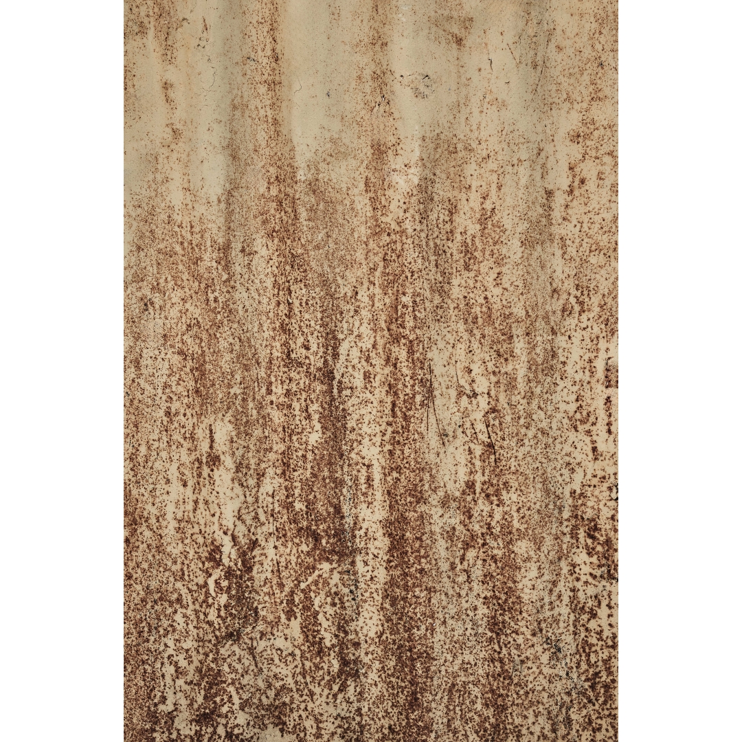 Fondo claro efecto óxido con manchas verticales y acabado envejecido tipo pared