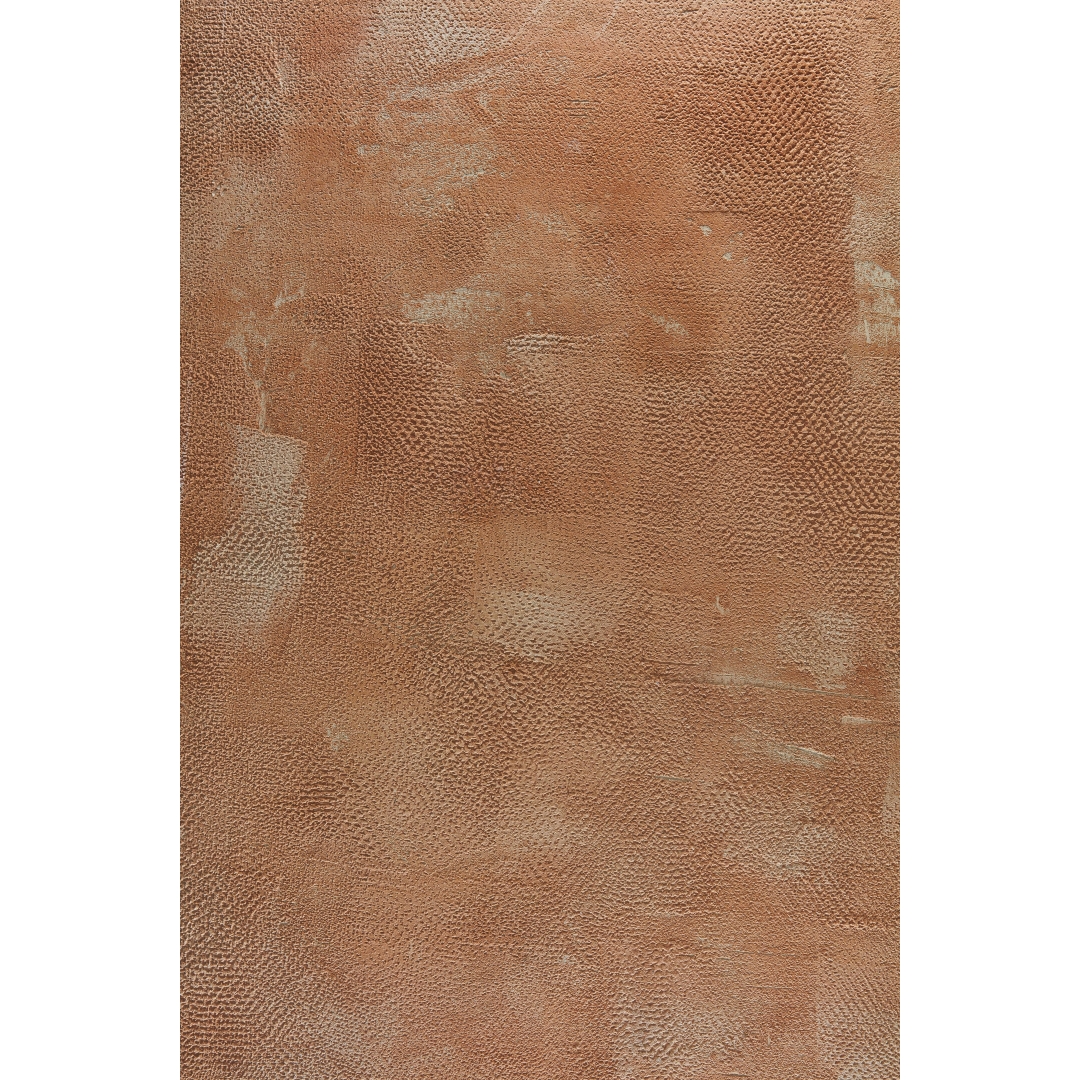 Fondo terracota texturizado en tono arcilla con acabado mate y superficie irregular