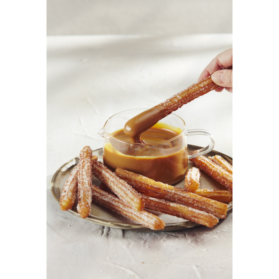 churros con dulce de leche