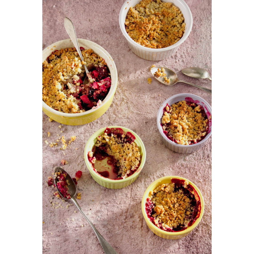 crumble con cañamo