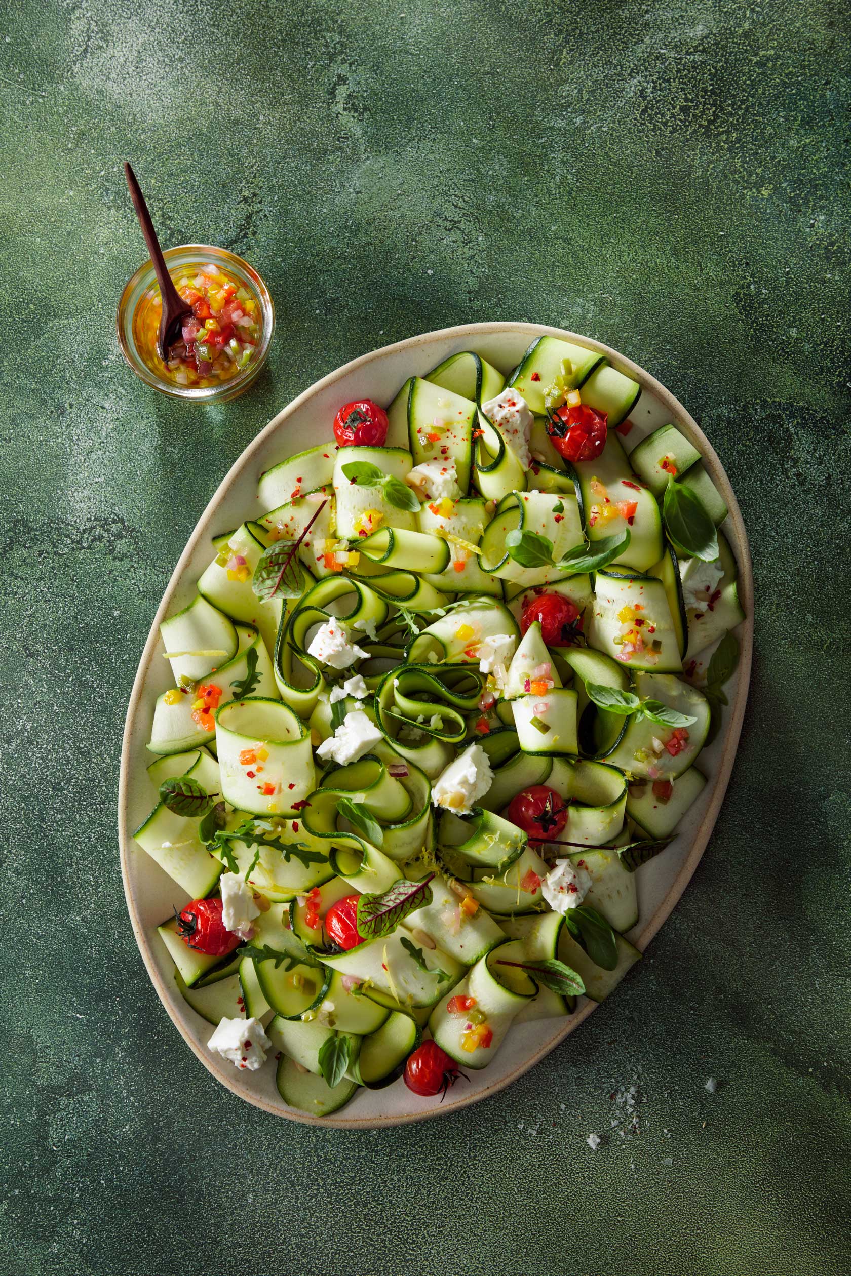 ensalada de zucchini